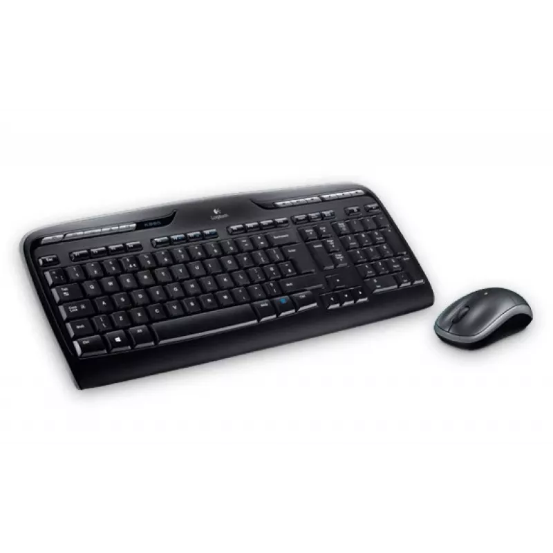 Bezvadu tastatūras komplekts Logitech MK330 US QWERTY Melns