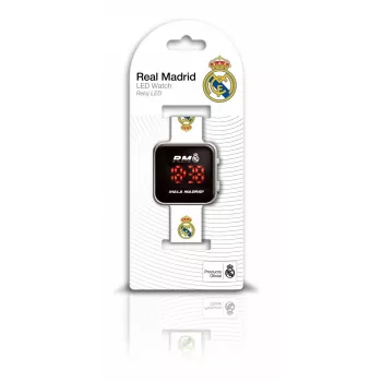 Bērnu pulkstenis Euroswan LED Real Madrid RM00016 ar kalendāru, digitālais displejs