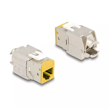 DeLOCK keystone modulis 88111 Plakans RJ-45 Dzeltens 10 gab.