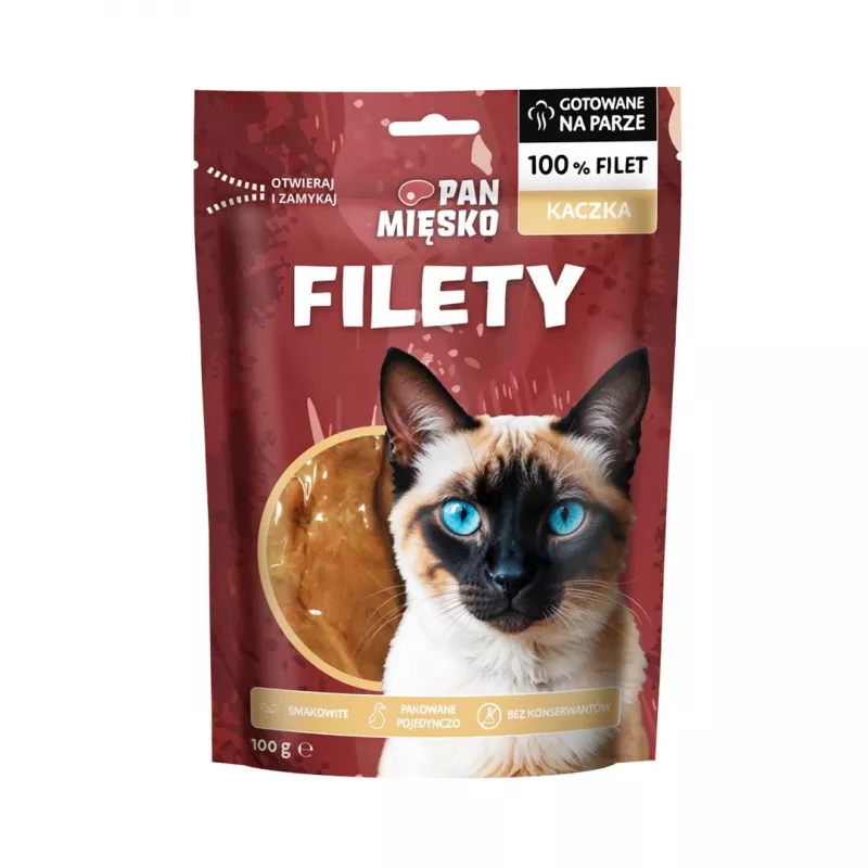 Kaķu kārums Pan Mięsko Pīles filejas 100 g