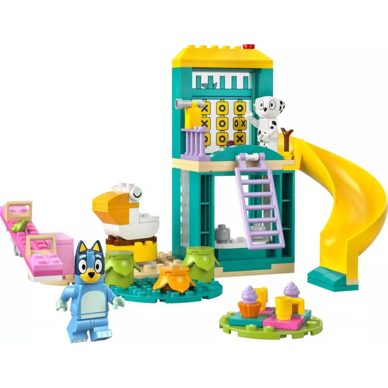 LEGO Ķieģeļu komplekts 11201 Rotaļu laukuma prieks ar Blue un Chloe – minifigūras, rotaļu aina