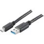 USB kabelis ShiverPeaks BS77141-1.0 USB 3.2 Gen 1 1m USB-C uz USB-A Melns