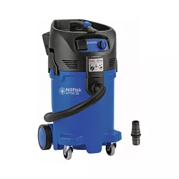 Mucputekļsūcējs Nilfisk ATTIX 50-21 PC CL R — sausā un slapjā tīrīšana, 47 L, 1400 W, bezmaiss, 11 kg