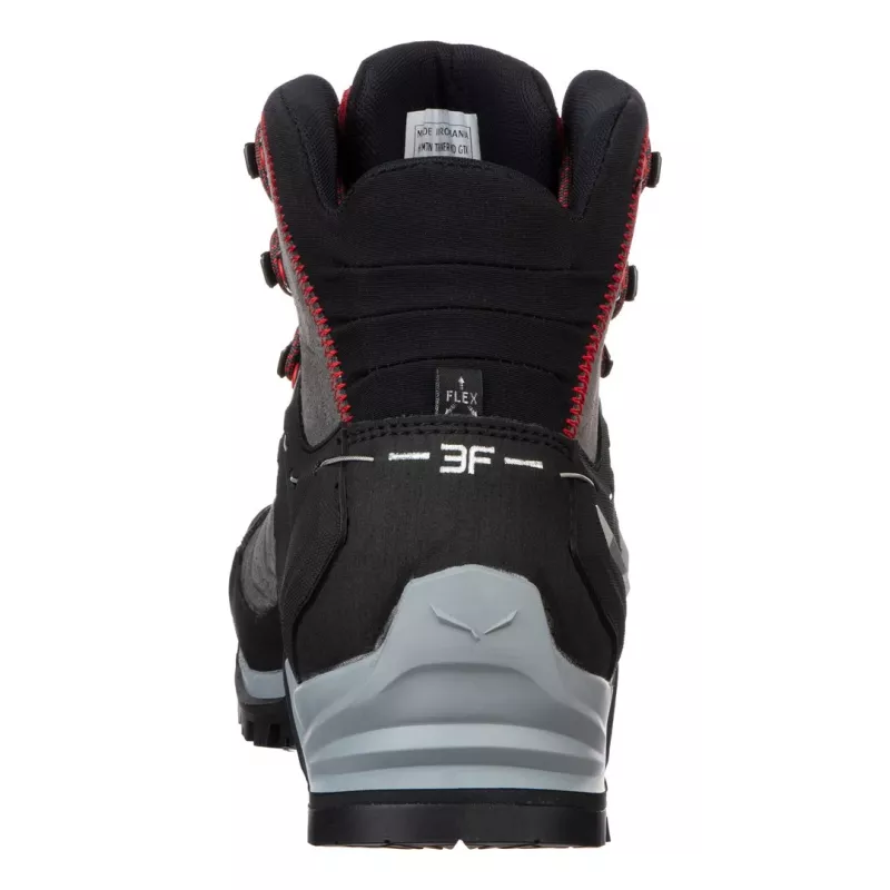 Salewa MTN Trainer Mid GTX vīriešu apavi, charcoal, pelēks, sarkans