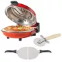 Picas gatavotājs Petra PT5666VDE Bella Pizza 1200W, nolipuma pārklājums, galda picas krāsns