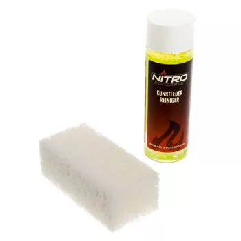 Nitro Concepts tīrīšanas šķīdums PU ādas sēdekļiem ar sūkli, 100 ml