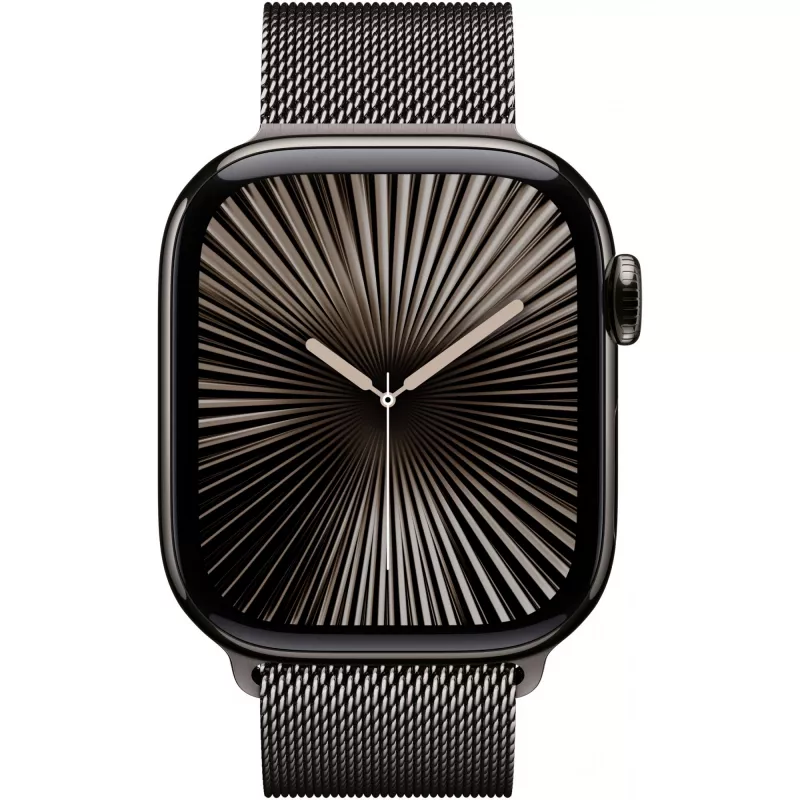 APPLE Watch Series 10 GPS + Cellular 42mm Slate Titanium Korpusā ar Slate Milanese Cilpu