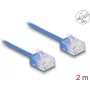 DeLOCK RJ45 Cat.6 tīkla kabelis 2m Zils