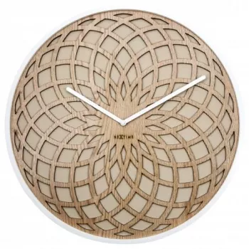 NeXtime klok 3150be Sun Small, Ø35 cm, sienas pulkstenis, bēšs