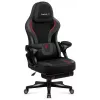 Gaming krēsls huzaro Force 4.6 — auduma sēdeklis, regulējams augstums un atzveltnes slīpums, jostas atbalsts, 130 kg, sēdekļa platums 41 cm