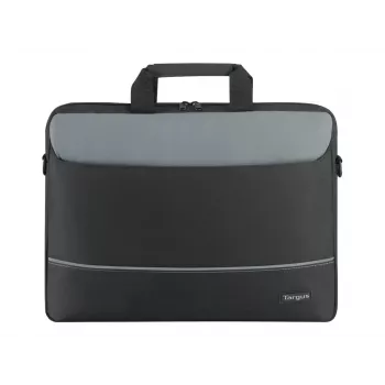 Targus TBT238EU portatīvā datora soma 39.6 cm (15.6 collu) Melna, Pelēka