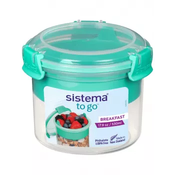 Sistema Plastics Sistema To Go Brokastu pārtikas uzglabāšanas trauku komplekts