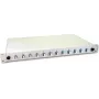 Lightwin LWL Sadalītāja kārba, 24 šķiedras, 12x DLC Vienmoda, 9/125µm OS2 G657.A1 Pigtail Splice Boxes (SPBOX 24E09 OS2 DLC)