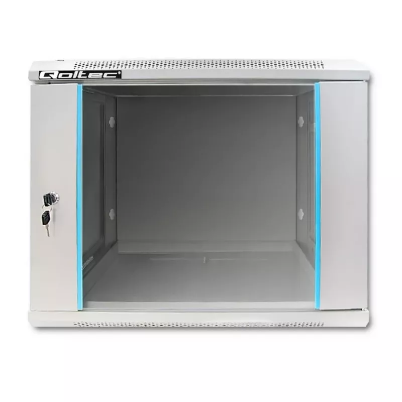 Rack skapis QOLTEC 19 collu 9U 600x500x600 sienas vai grīdas montāžas serveru korpuss