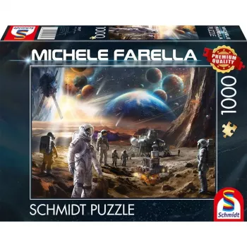 Michele Farella: Unendliche Welten - Raumfahrtmissionen, Puzle 1000 gabali
