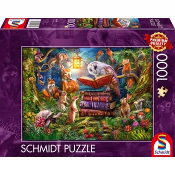 Puzle Schmidt Spiele Forest Stories at Night – 1000 gabali