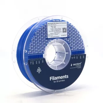 GEMBIRD ABS 1.75 mm 1 kg pavediens — Zils 3D drukai