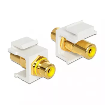 Keystone modulis DeLOCK 86309 RCA dzeltens