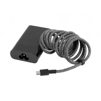 Laptopa AC adapteris HP 65W USB-C 19C66AV — 65 W USB-C barošanas bloks HP klēpjdatoriem