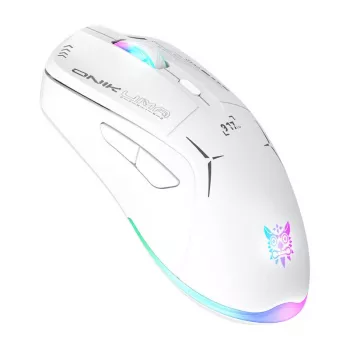 Peles Onikuma CW917 2.4G bezvadu un vadu spēļu pele balta