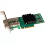 Tīkla karte Sonnet Twin25G iekšējā optiskā PCI Express 25 Gbps, zaļa