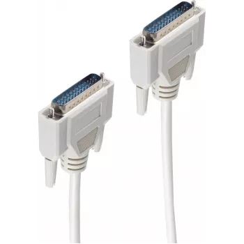 Seriālais kabelis ShiverPeaks BS78021-5 DB-25 Pelēks 5 m