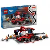 LEGO City F1 Pit Stop komplekts 60443 — Ferrari F1 mašīna, 322 detaļas, 5 minifigūras, vecumam no 6 gadiem