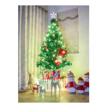 Synergy 21 LED XMAS Lichterkette - 98 daudzkrāsainu LED spuldzīšu virtene