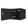 Sienas stiprinājuma 10 inch skapis Lanberg WF10-2304-00B, 4U, 20 kg, melns