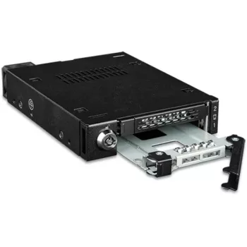 Datu nesēju stiprinājuma rāmis icy dock MB092VK-B 2 x 6,3 cm U.2/U.3 NVMe SSD 3,5 collu nodalījumam (melns)