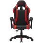 Spēļu krēsls CANYON Core SGCH2 — ergonomisks dizains, regulējams augstums, melns/sarkans