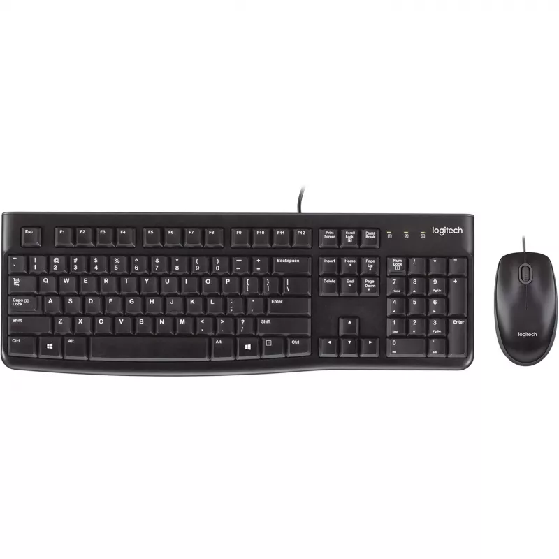 Logitech Desktop MK120 - Tastatūras un peles komplekts - USB - Itāļu