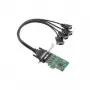 Moxa CP-104EL Low Profile PCIe seriālais adapteris - 4 x RS-232