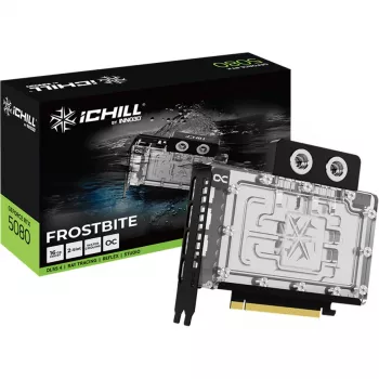 INNO3D iChill GeForce RTX 5080 FROSTBITE 16GB GDDR7 Grafiskā karte