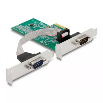DeLOCK 89555 PCIe seriālā adaptera karte - 2 x RS-232