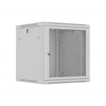 Sienas stiprinājuma servera skapis 19 inch 12U 600x600 mm pelēks Lanberg WF01