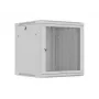 Sienas stiprinājuma servera skapis 19 inch 12U 600x600 mm pelēks Lanberg WF01