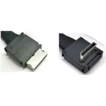 Intel OCuLink kabeļu komplekts AXXCBL700CVCR - iekšējais SAS kabelis - 4i MiniLink SAS (SFF-8611) (vīrišķais) taisnais uz 4i MiniLink SAS (SFF-8611) (vīrišķais) leņķa - 70 cm