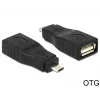 Dzimuma pārveidotājs Micro USB2.0-B uz USB2.0-A DeLOCK 65549