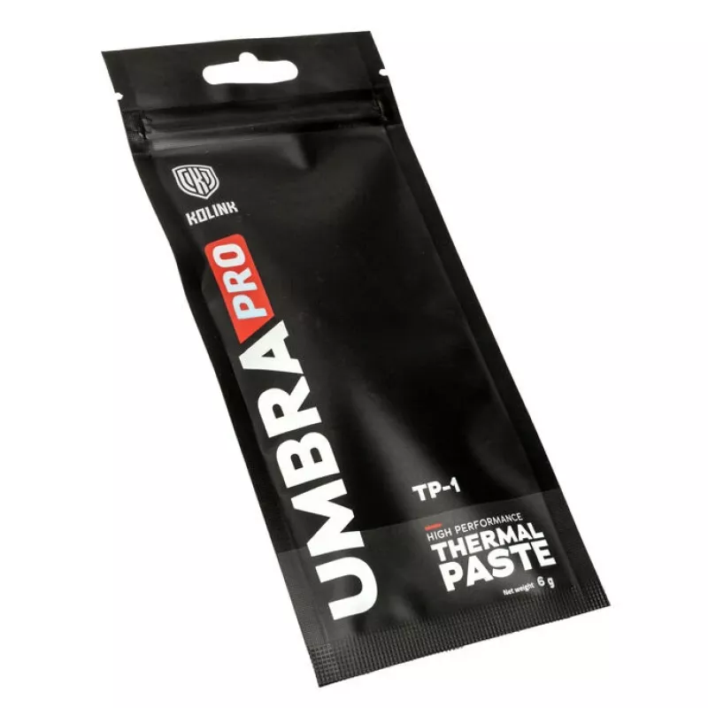 Termopasta Kolink UMBRA PRO TP-1, 6 g tūbiņa, augstas vadītspējas CPU/GPU savienojums
