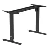 Ergo Office elektriski regulējams augstuma galds, max augstums 1160mm, max slodze 80kg, bez darba virsmas, melns, ER-400 B