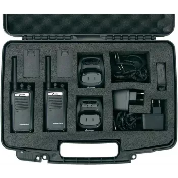 Stabo 20261 FreeTalk COM II divvirzienu radiostacija, 16 kanāli, 446 MHz, melna (2 gab.)