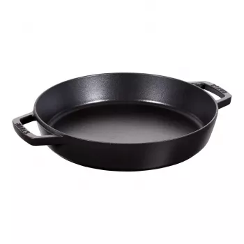 Staub 40511-073 čuguna panna ar diviem rokturiem