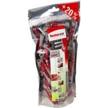 Fischer DUOPOWER 8 Lielā Pakete Sienas Dībelis 40 mm 8 mm 535980 120 gab.