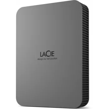 LaCie Mobile Drive Secure 5TB ārējais cietais disks 2,5 collas Mac & PC Space Grey datu atkopšanas pakalpojums (STLR5000400)