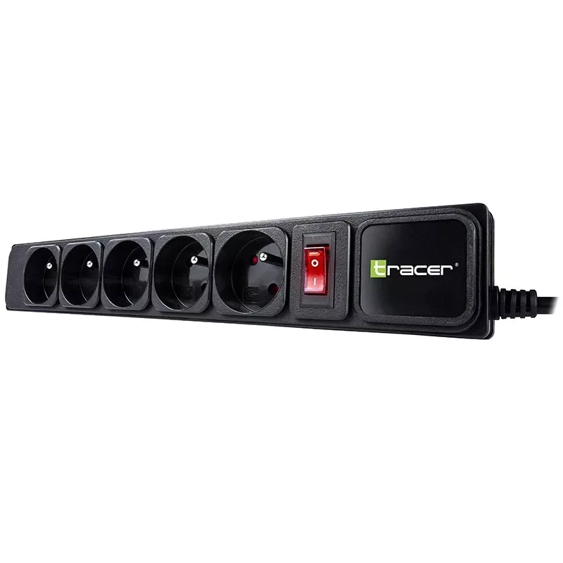 Tracer PowerWatch Black 5 AC kontaktligzdas 3 m C tipa
