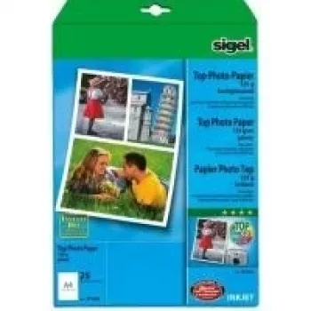 Fotopapīrs inkjet Sigel IP 663 125g/m² 25 loksnes A4