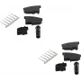 TAE F savienotājs ShiverPeaks BS72000-SET2 Melns (2 gab. komplekts)
