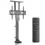 Grīdas TV statīvs MACLEAN MC-866 37–65 collām (94–165.1 cm), VESA līdz 600×400, maks. slodze 50 kg, melns