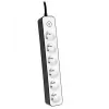 TRACER Power Strip Zebra 1.5 m 6 kontaktligzdas